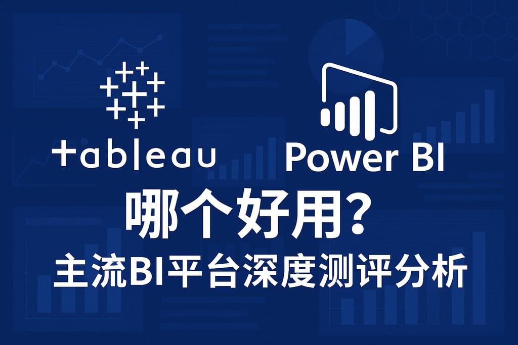 Tableau和Power BI哪个好用？主流BI平台深度测评分析